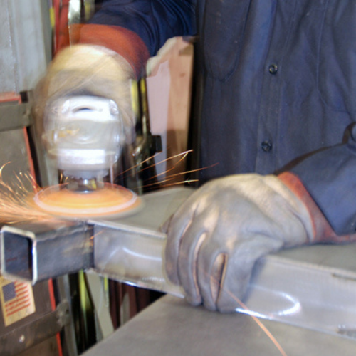 Welder working